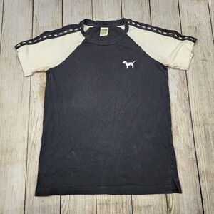 PINK Victoria's Secret (XS) Black & White‎ Dog Shirt